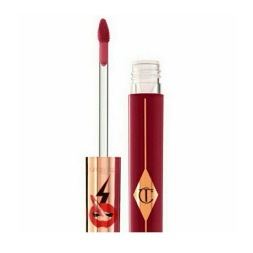 Charlotte Tilbury Latex Love Video Vixen red hydrating lip gloss